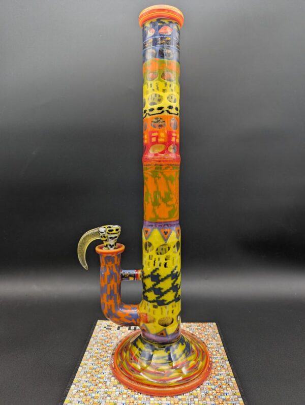 Hand-blown Sovereignty Glass bong with Stemline percolator – premium American-made scientific glass
